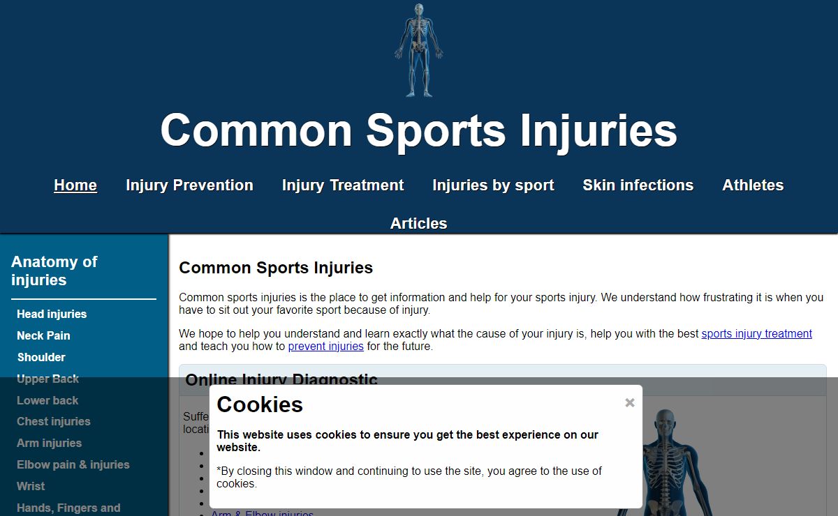 Common Sports Injuries - Prevention and Treatment | CommonSportsinjuries.com