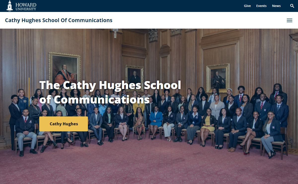 Homepage | The Cathy Hughes School of Communications