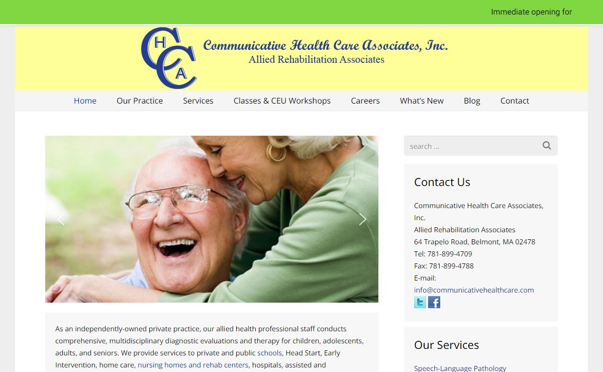 Communicative Health Care Associates and Allied Rehabilitation