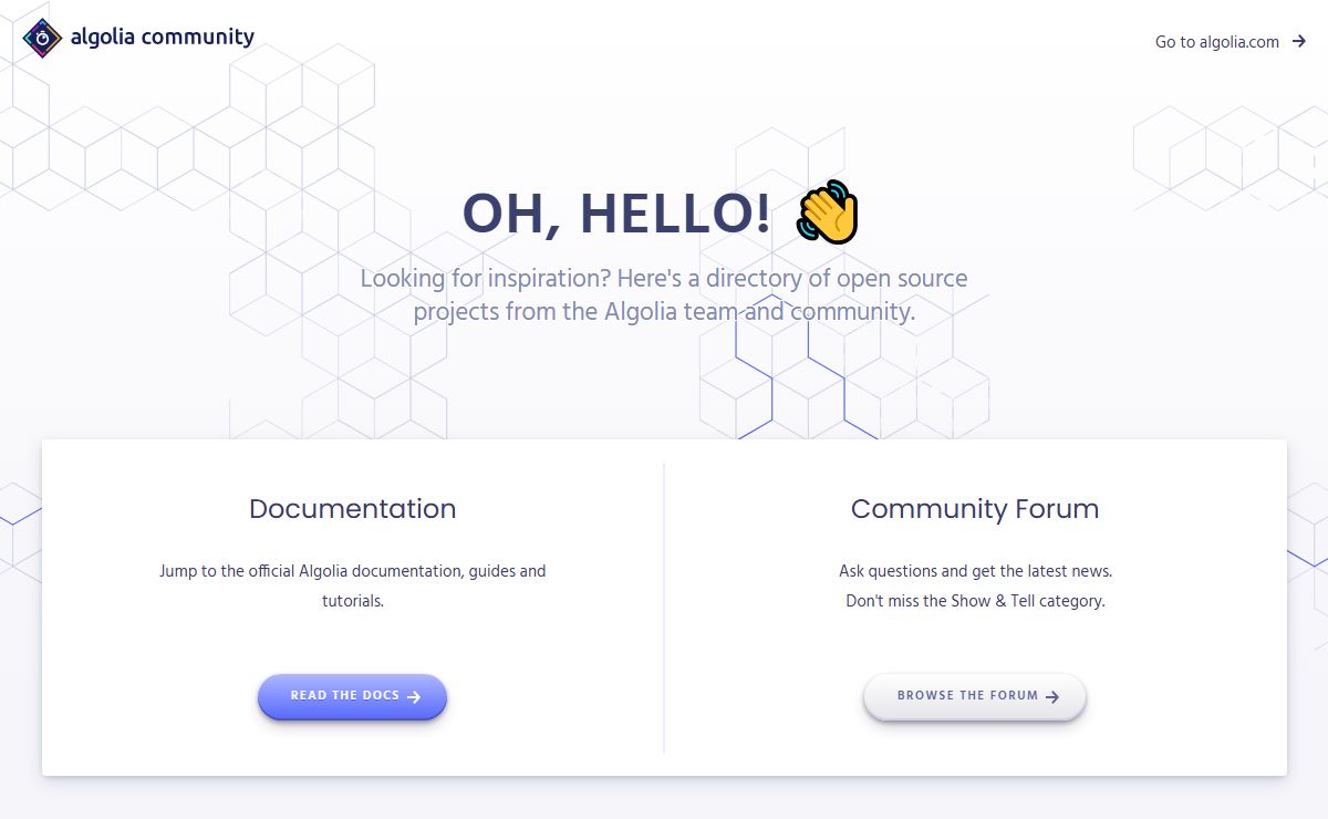 Algolia Community