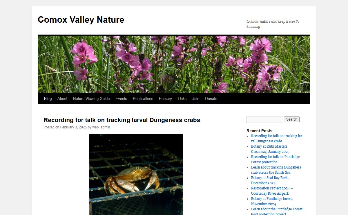 Comox Valley Nature - to know nature and keep it worth knowingComox Valley Nature | to know nature and keep it worth knowing