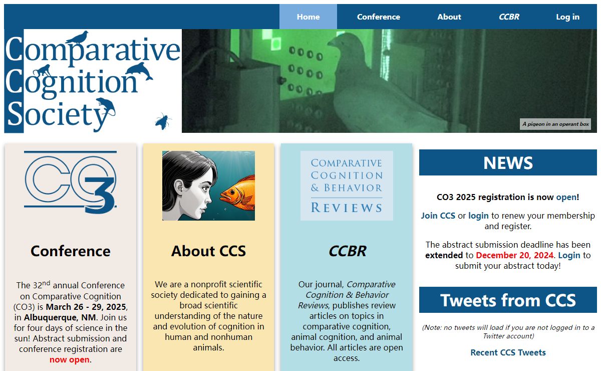 Comparative Cognition Society - Home
