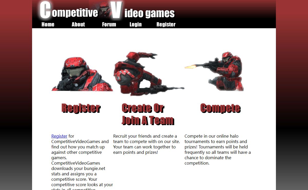 Competitive Video Games - Online Halo Tournaments, Rankings, Stats and More!