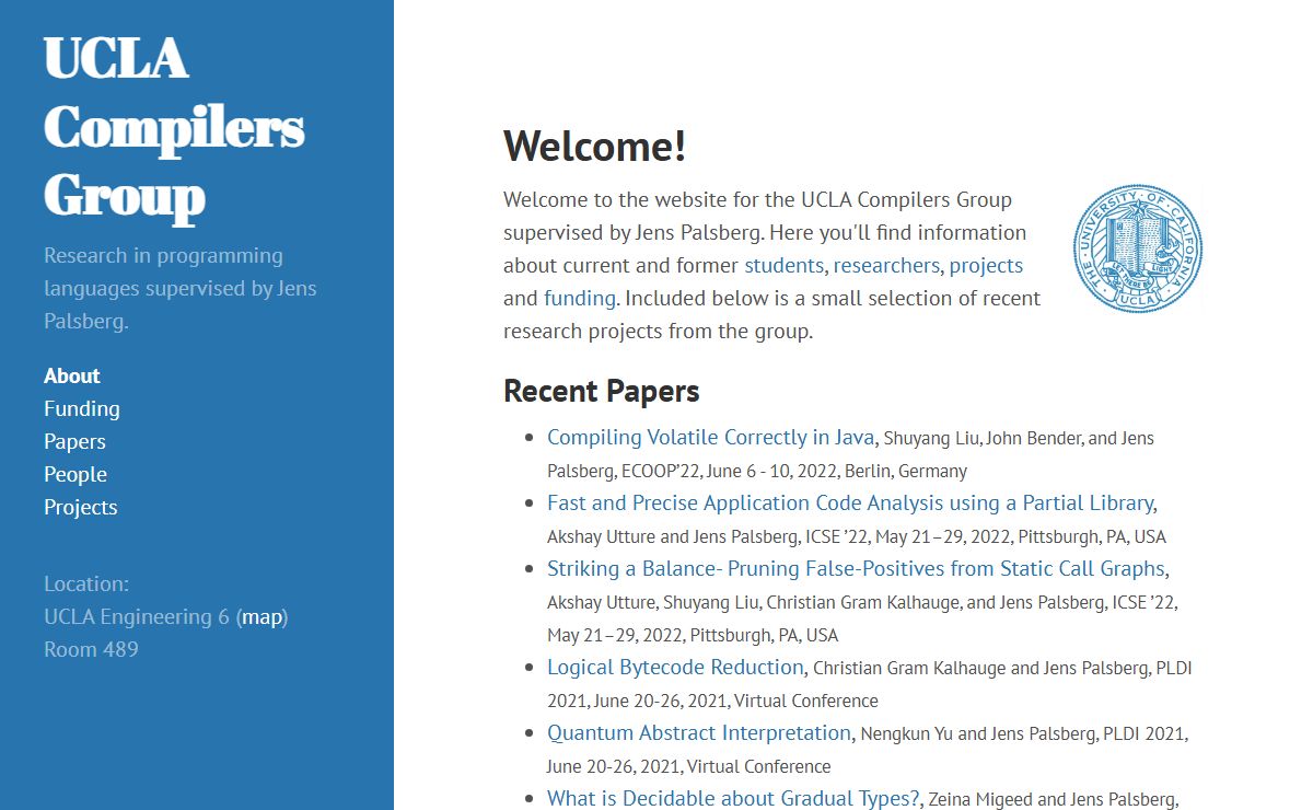 UCLA Compilers Group ·