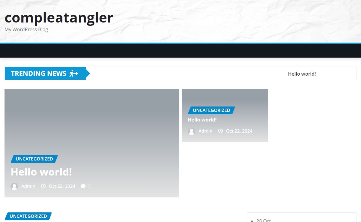 compleatangler – My WordPress Blog