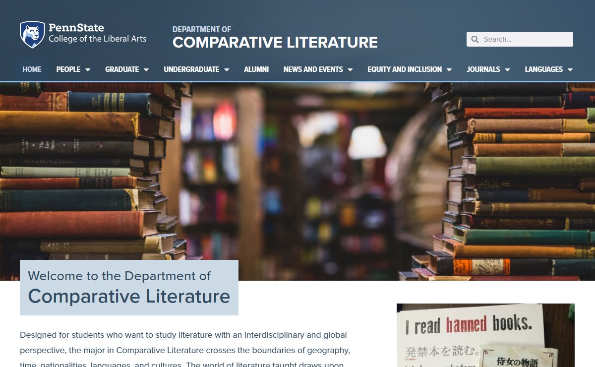 Home - Comparative Literature
