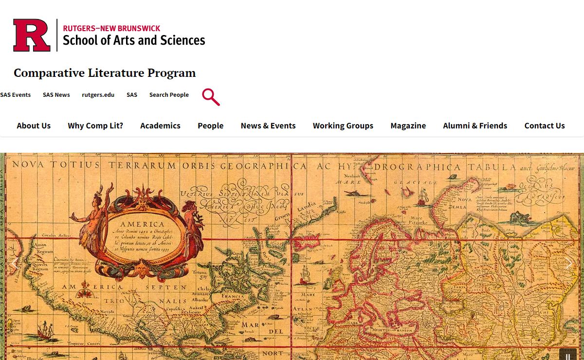 Program in Comparative Literature | School of Arts and Sciences - Rutgers, The State University of New Jersey