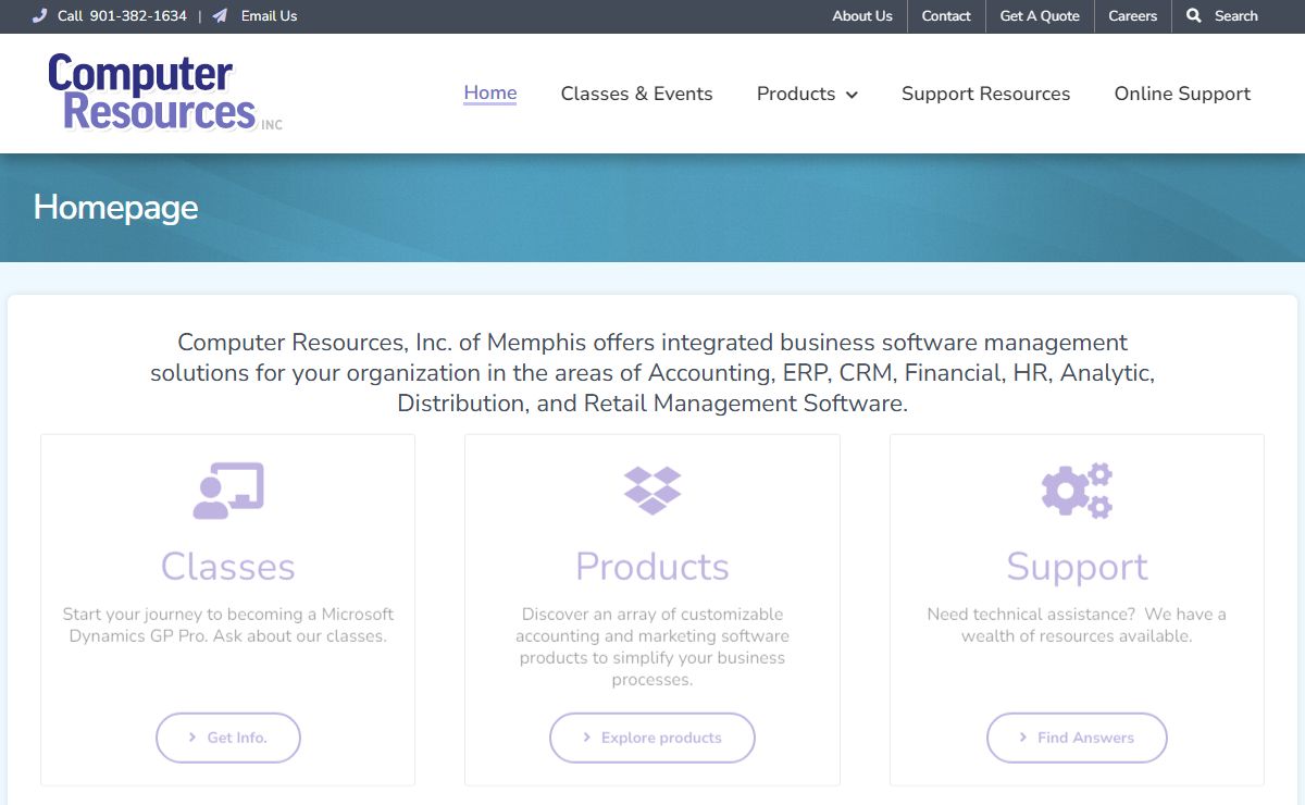 Computer Resources, Inc., A Microsoft Dynamics Partner for Memphis and the Mid-South