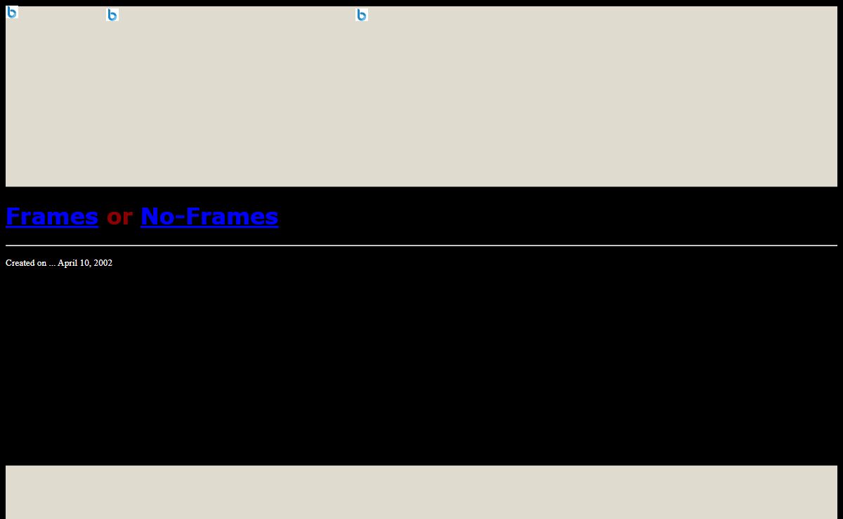 Frames or No-Frames