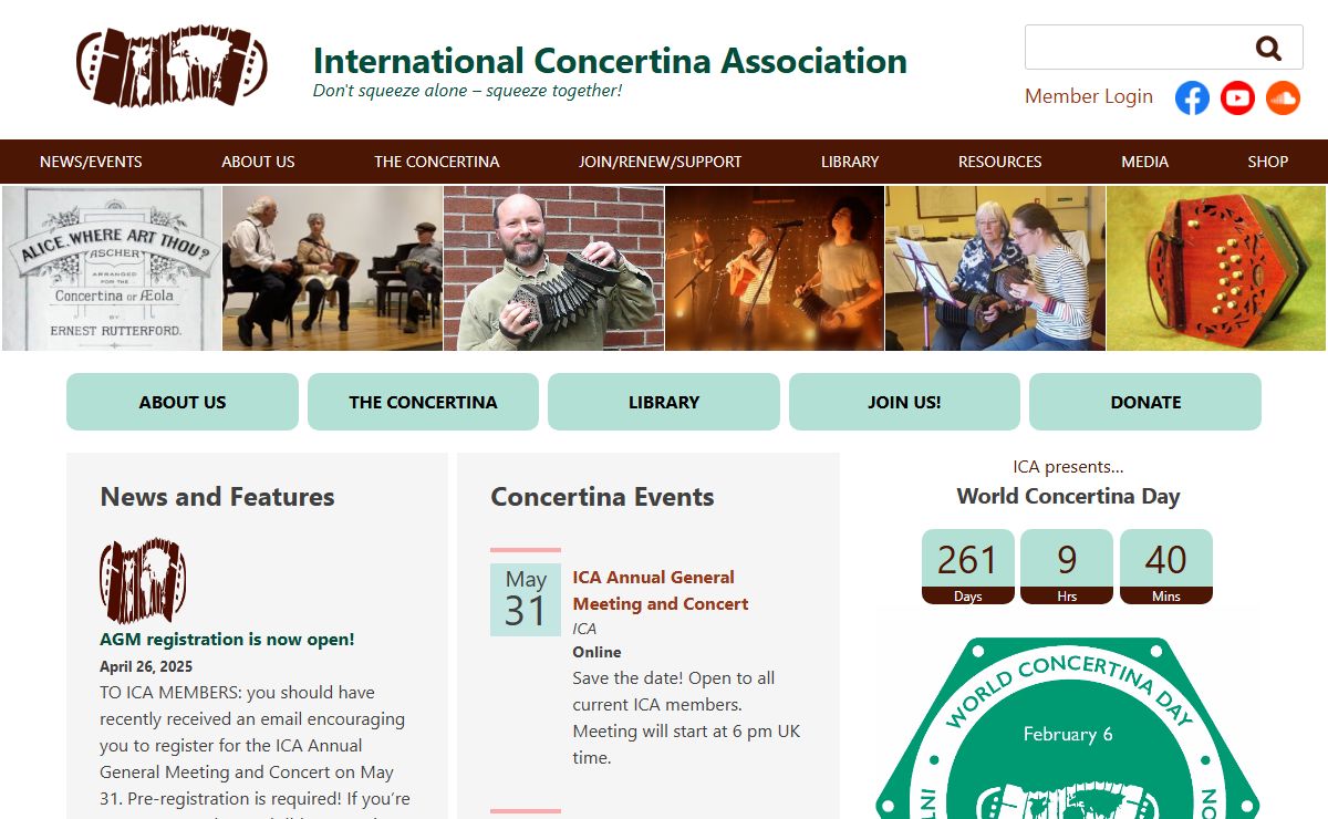 International Concertina Association – Don't squeeze alone – squeeze together!