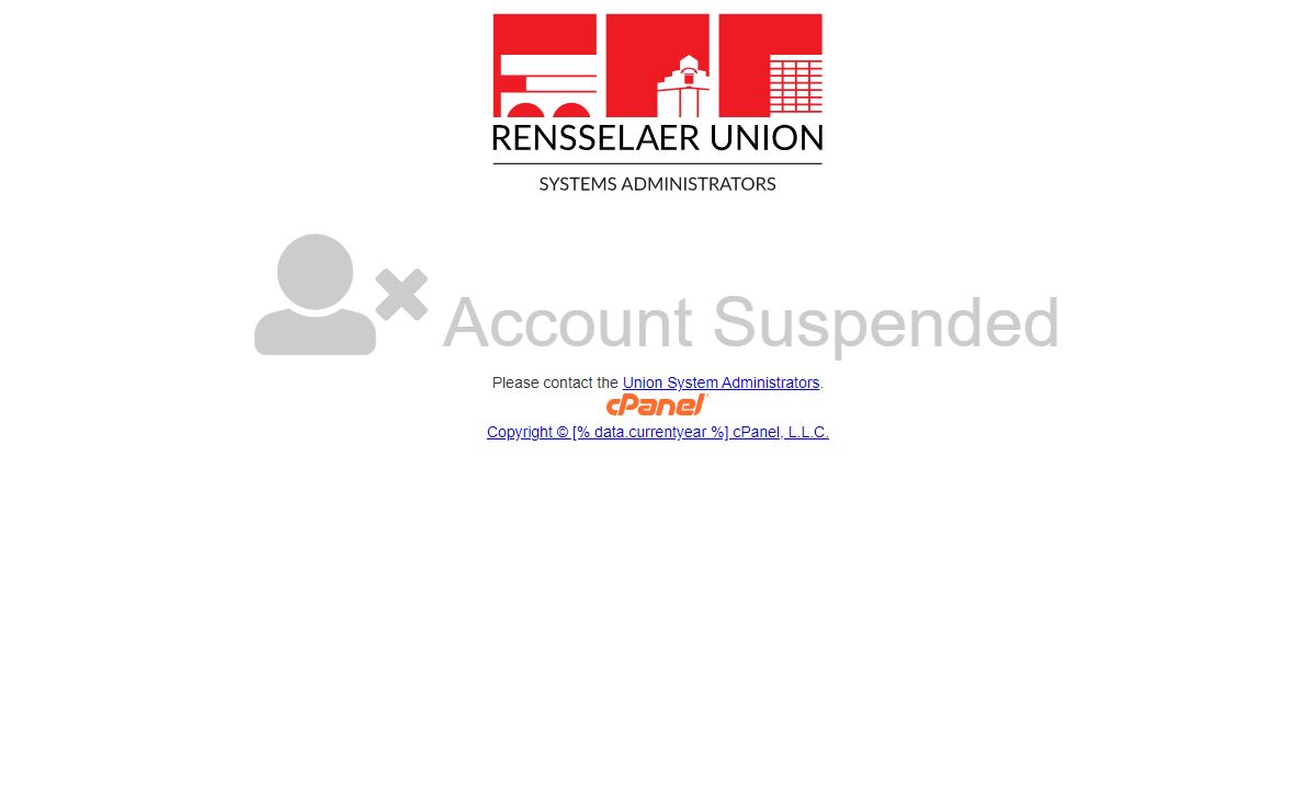 Account Suspended