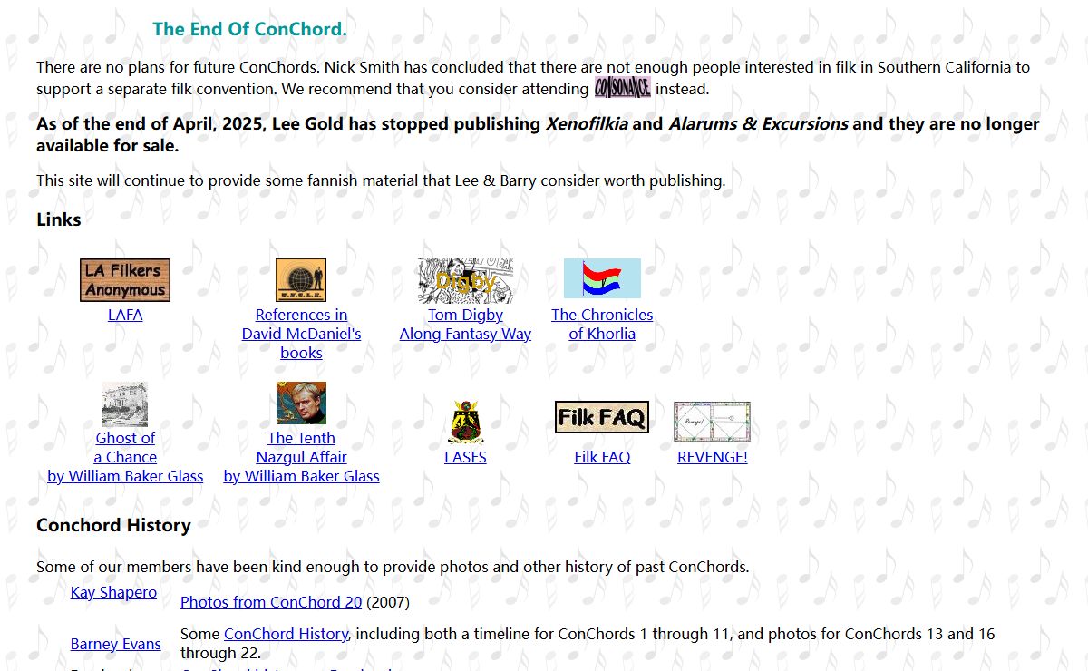 Lee Gold's fannish webpages