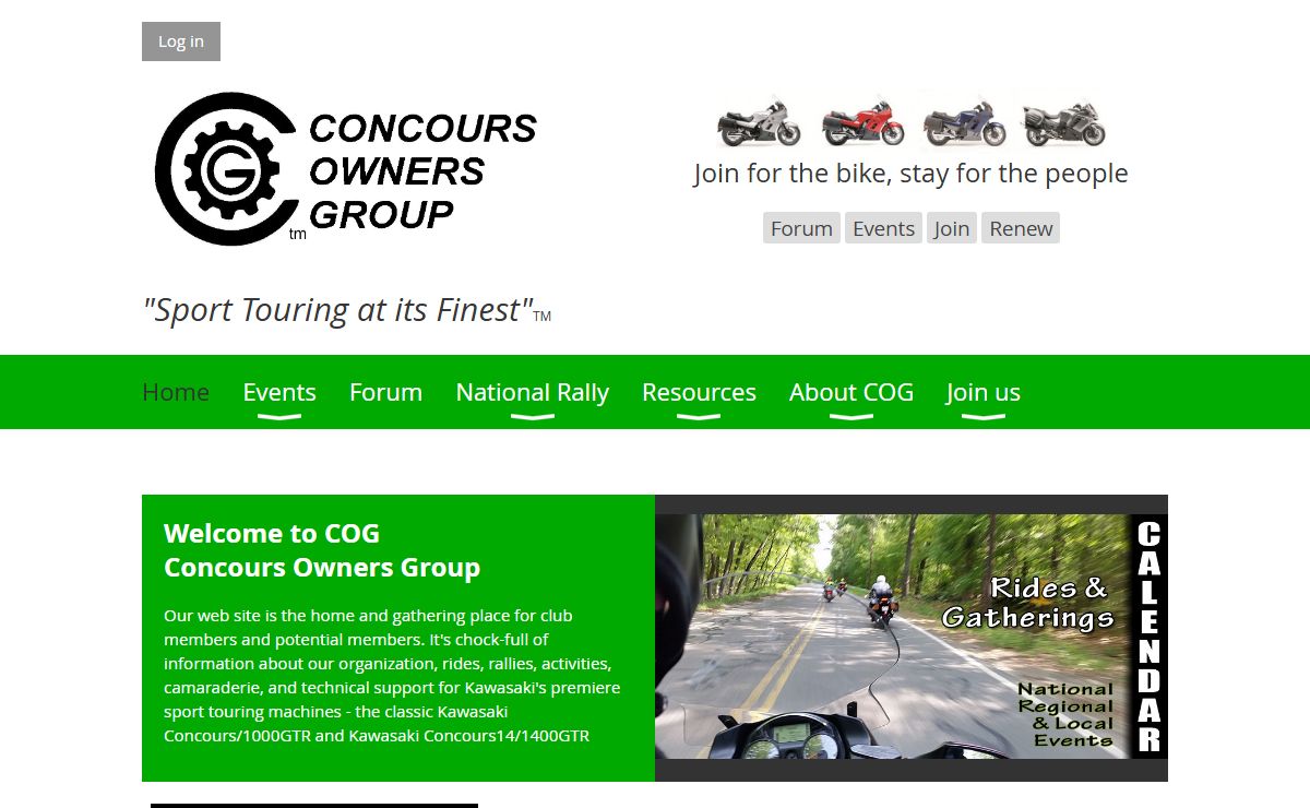 Concours Owners Group - Home