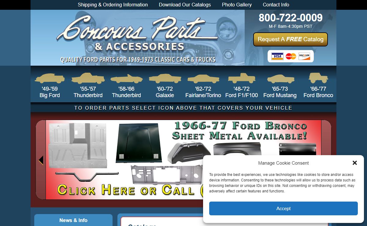 Vintage & Classic Ford Cars & Trucks Restoration Parts - Old & Antique Auto Parts - Ford Sheet Metal, Interior Parts & More