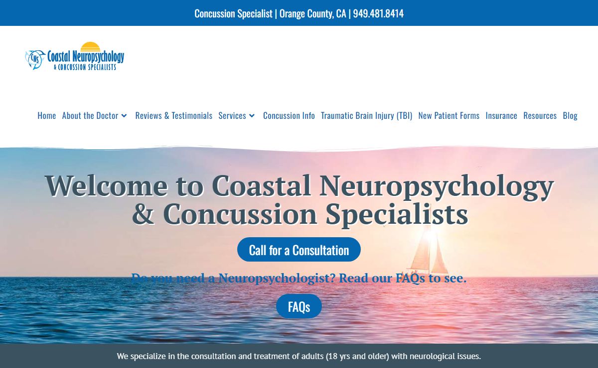 Concussion Specialist in Orange County, CA
