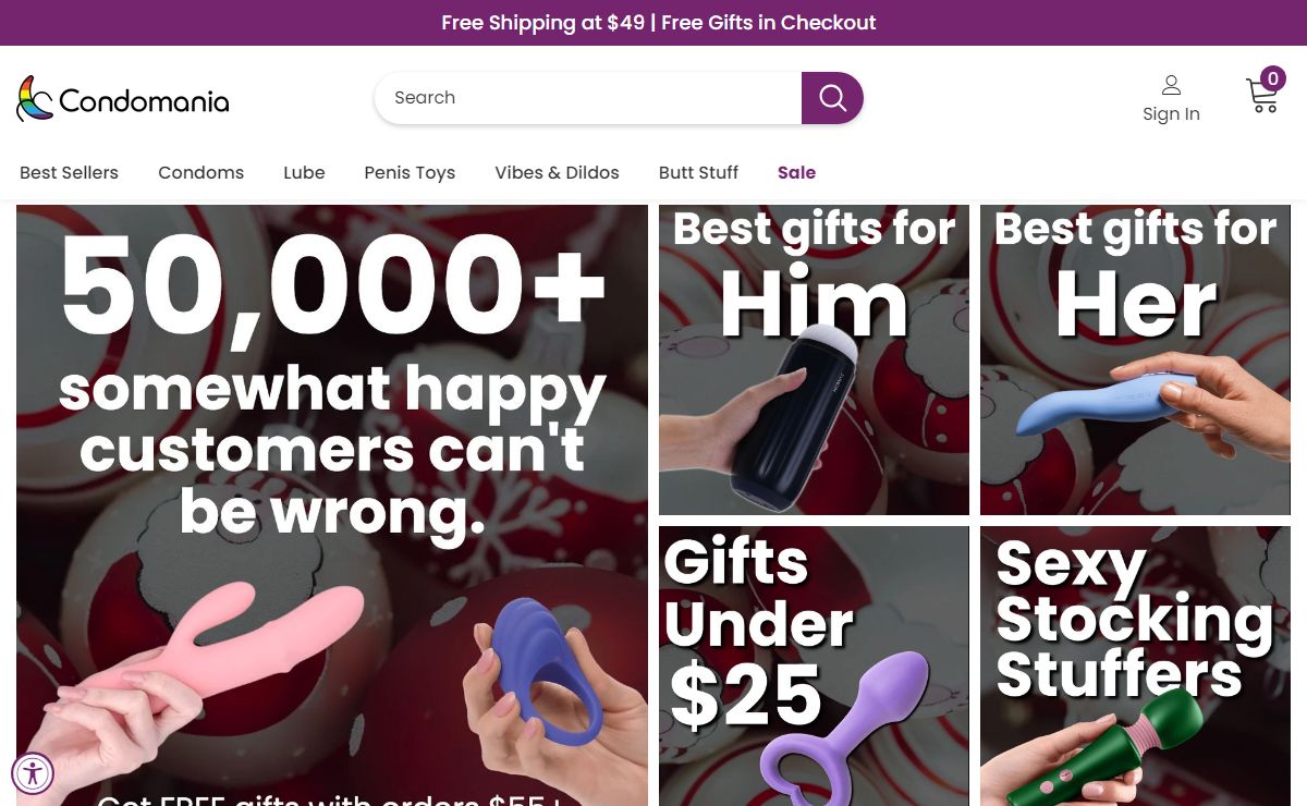 Condomania | Official Store - Condoms, Lube, Sex Toys – Condomania.com