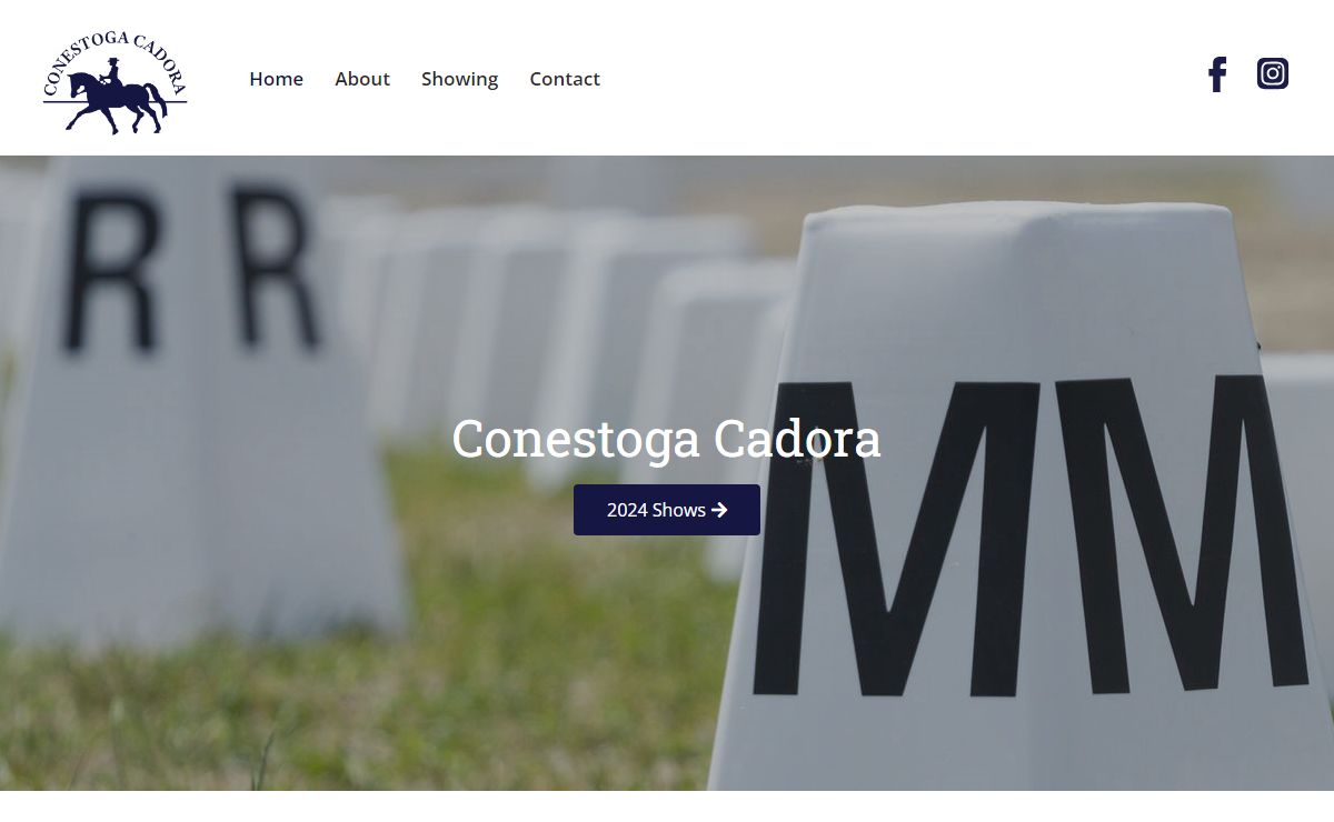 Conestoga Cadora – Bronze level dressage shows in Ontario, Canada.