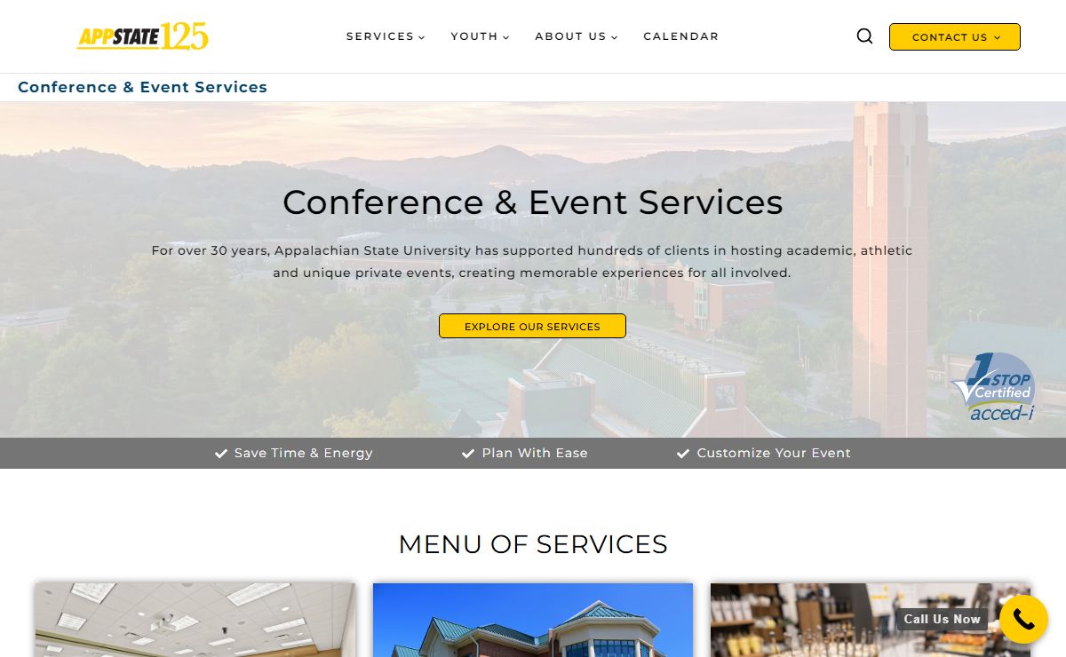 Conference and Event Services - Appalachian State University