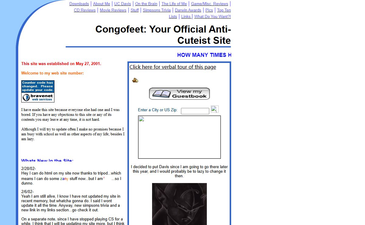 Congofeet: Your Official Anti-Cuteist Site
