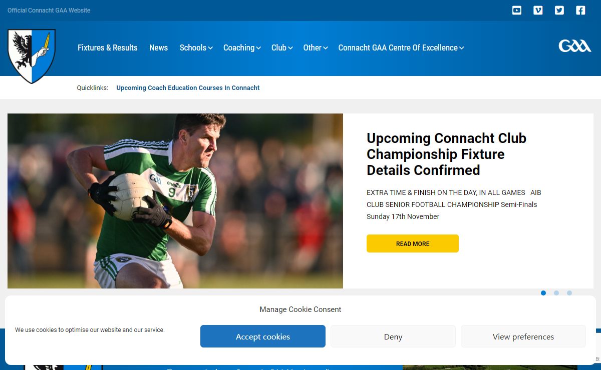Connacht GAA - The Official Website of Connacht GAA
