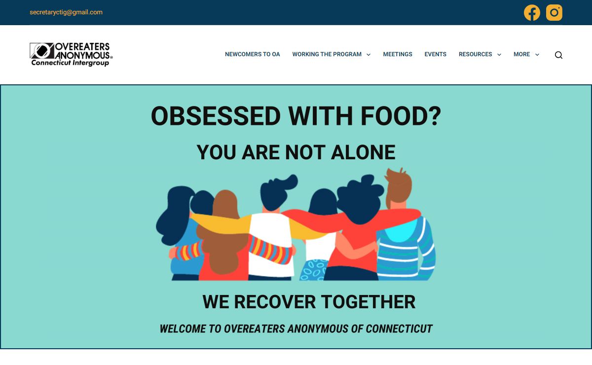 CT Overeaters Anonymous – A fellowship of individuals who are recovering from compulsive overeating.