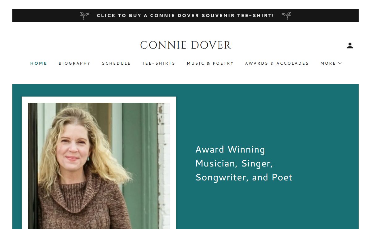 Connie Dover Official Site