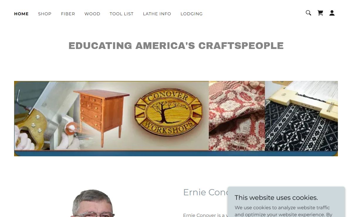 Conover Workshops Website