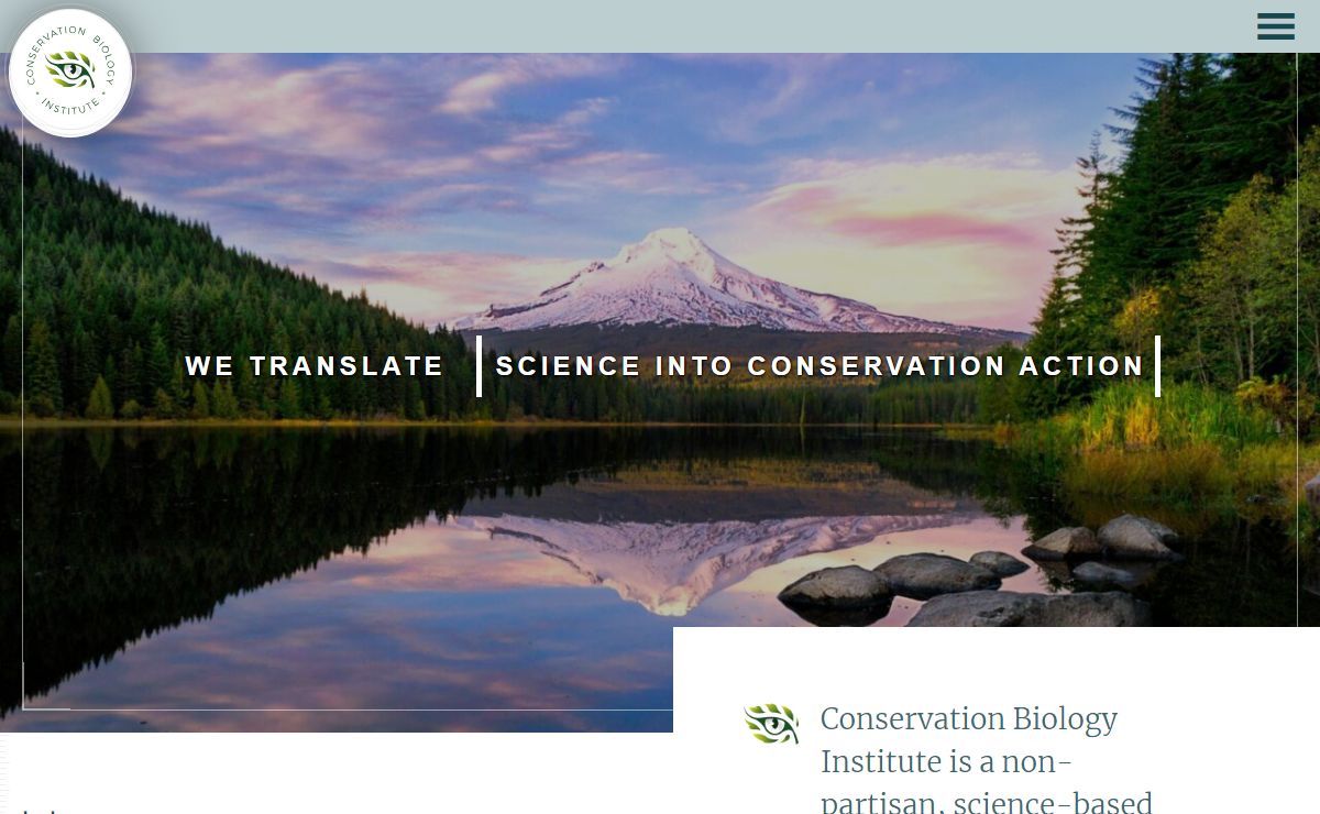 Home - Conservation Biology Institute
