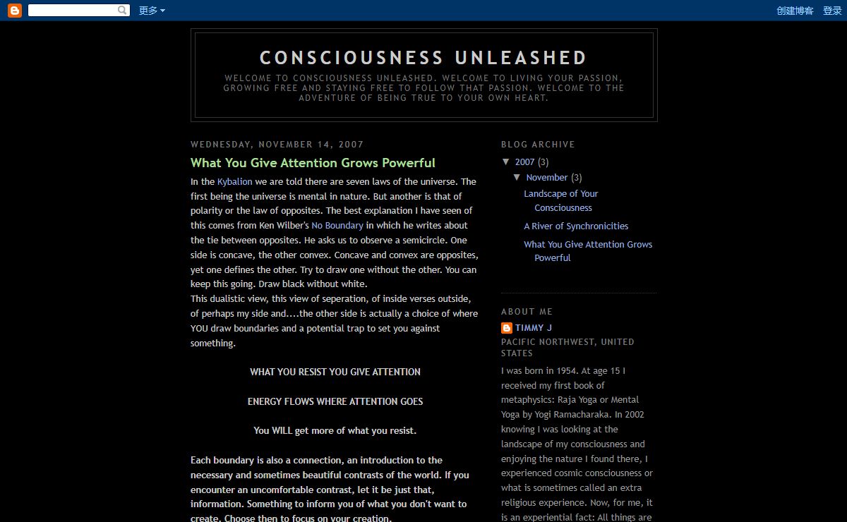 Consciousness Unleashed