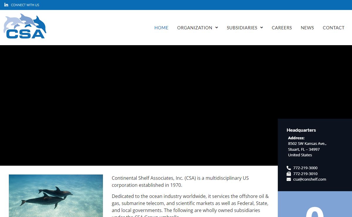 Home - Continental Shelf Associates, Inc.