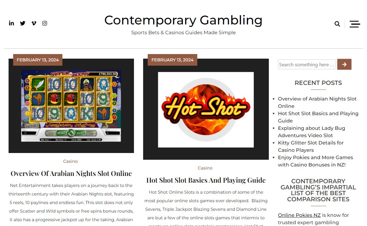 Contemporary Gambling - Sports Bets & Casinos Guides Made Simple