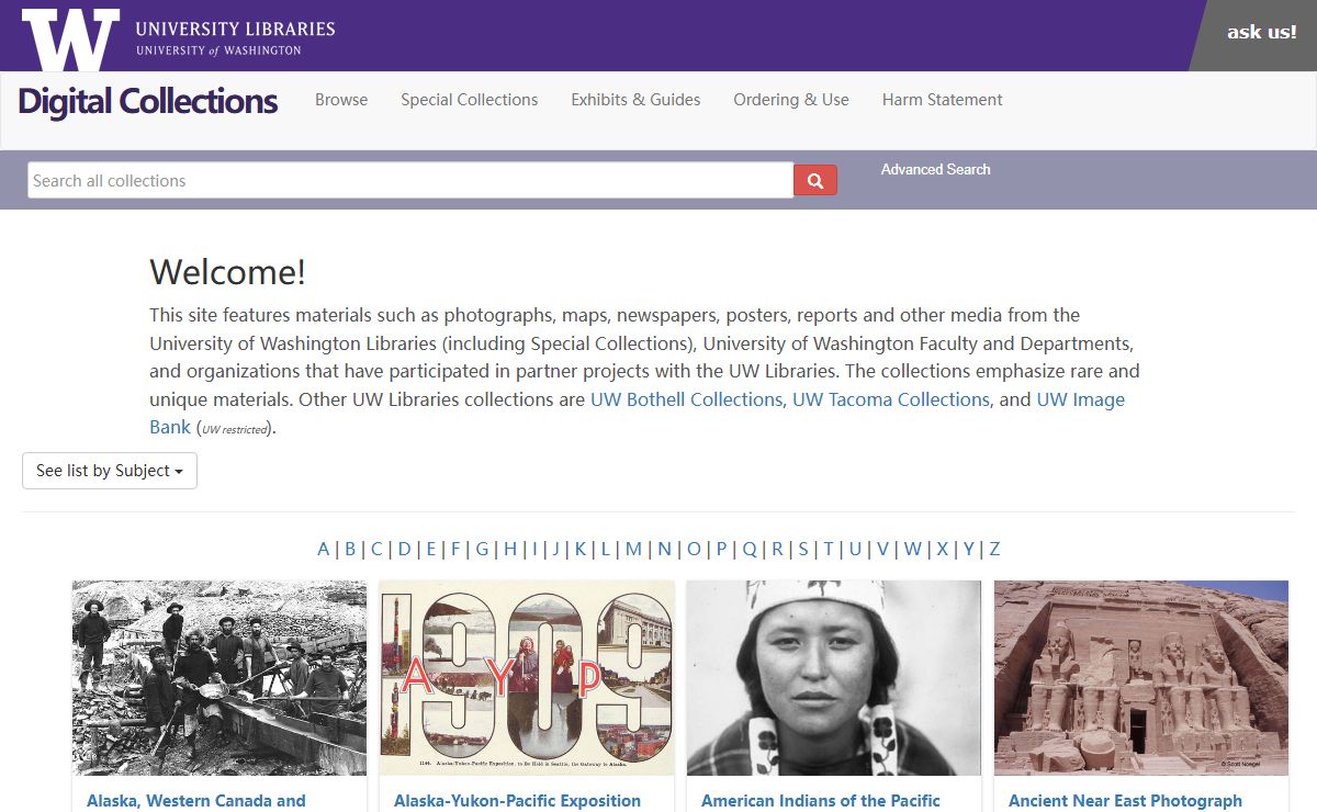 ::: University of Washington Libraries Digital Collections :::