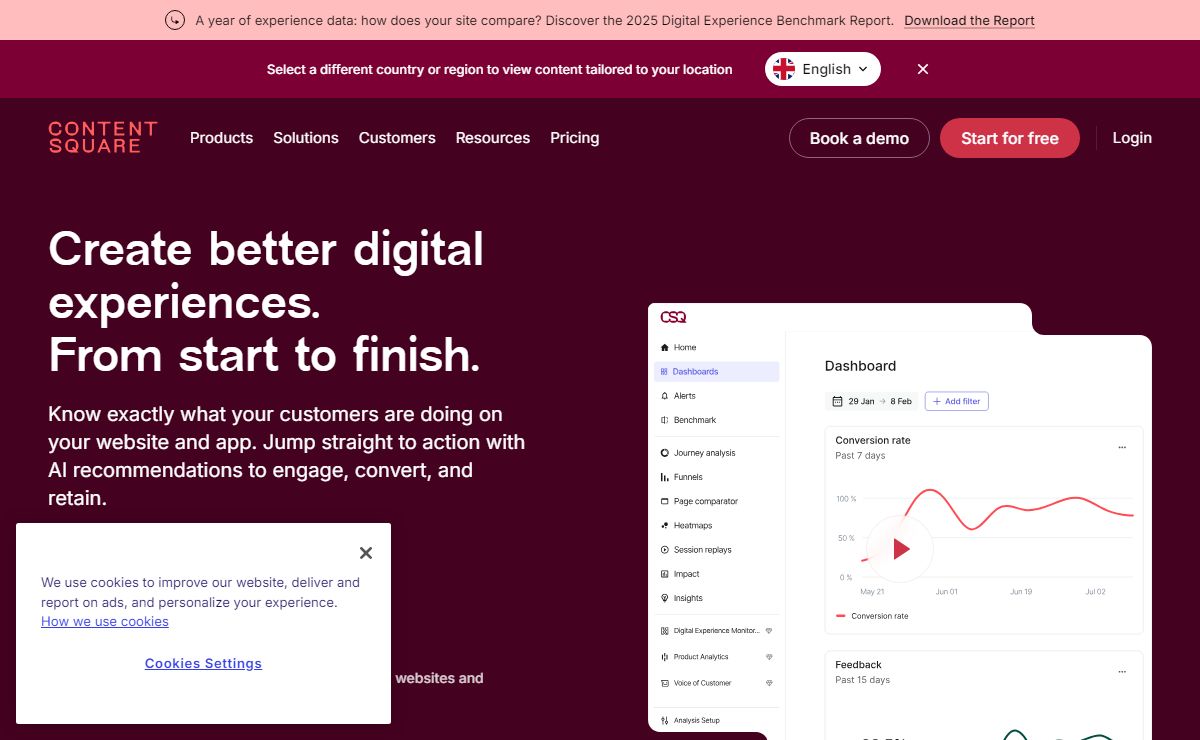 Contentsquare: all-in-one experience intelligence platform