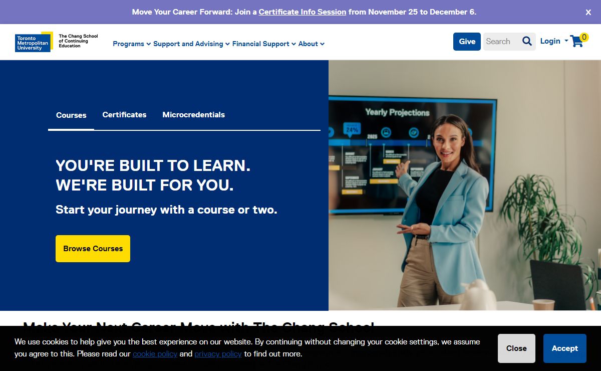 Home | The Chang School of Continuing Education - Toronto Metropolitan University