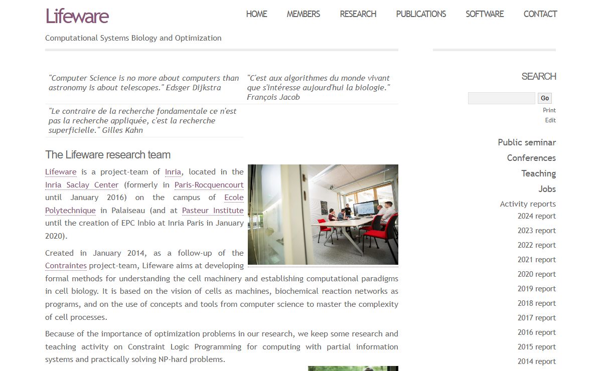 Lifeware Main/Home Page