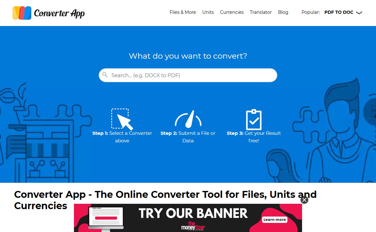 Converter App - Online Converter for Files, Units & Currencies