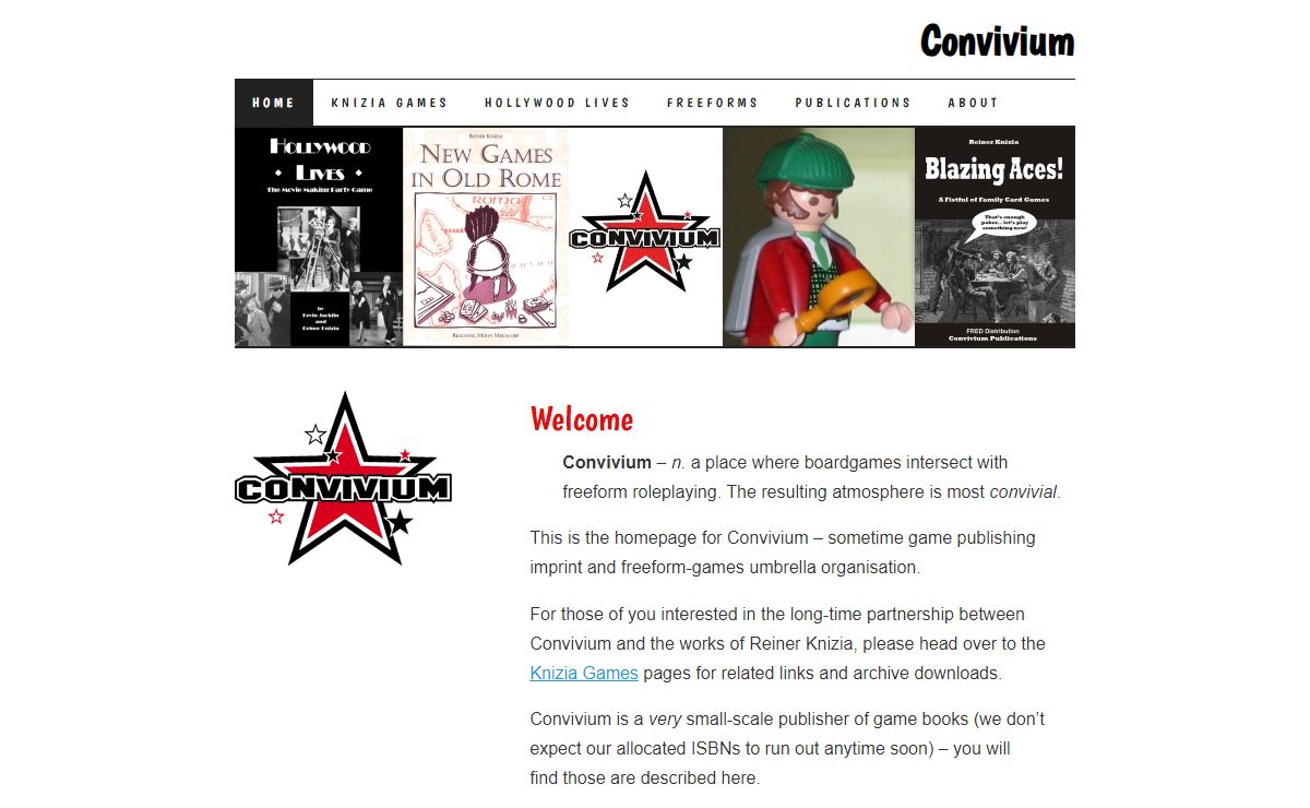 Convivium | Games with and for real people