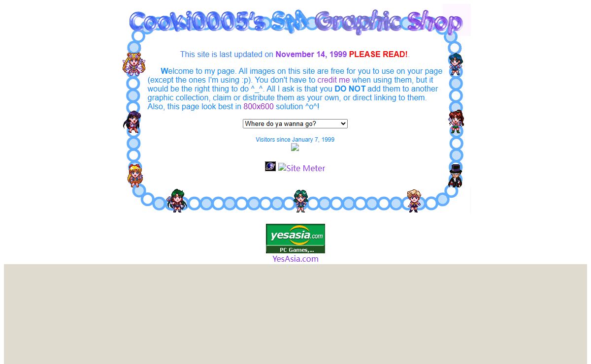 Cooki0005's Sailor Moon Graphic Shop
