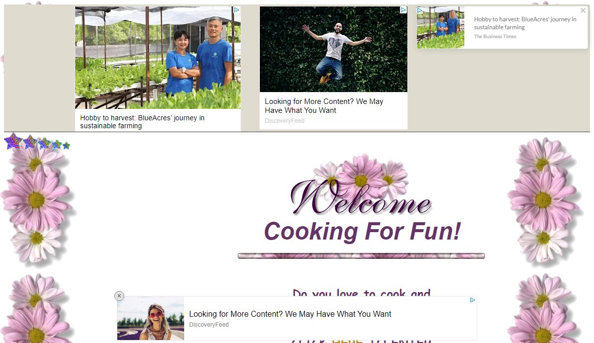 Cooking For Fun