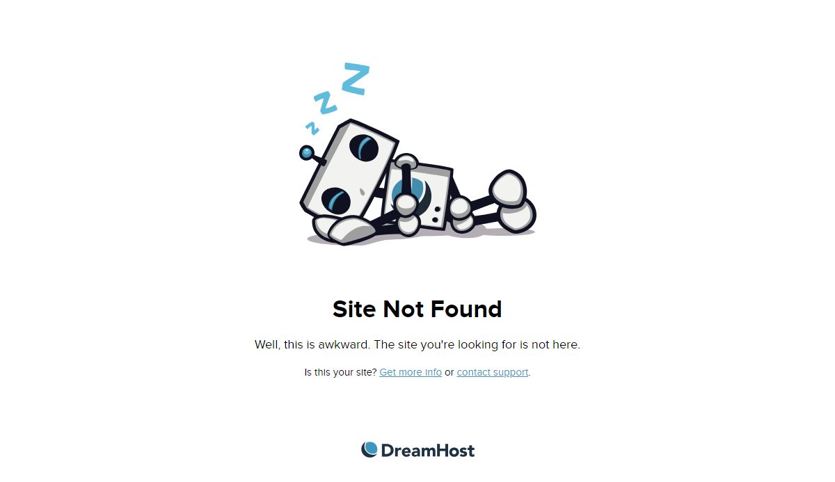 Site not found · DreamHost