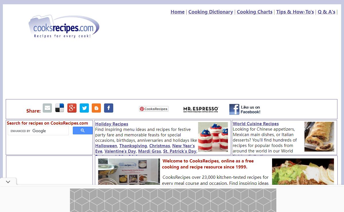 CooksRecipes.com - Official Site