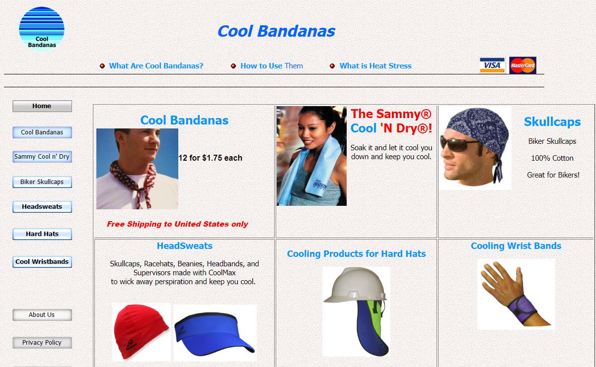 Keep cool in the heat! Cool Bandanas