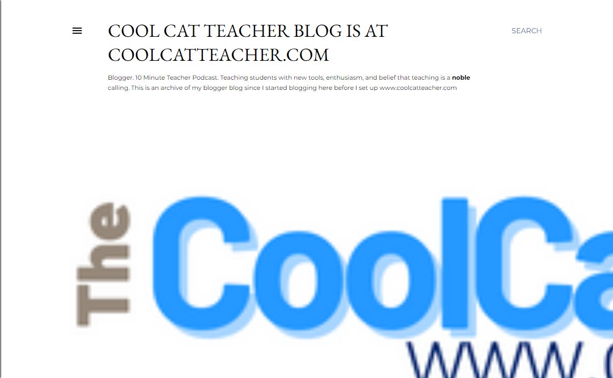 Cool Cat Teacher Blog is at coolcatteacher.com