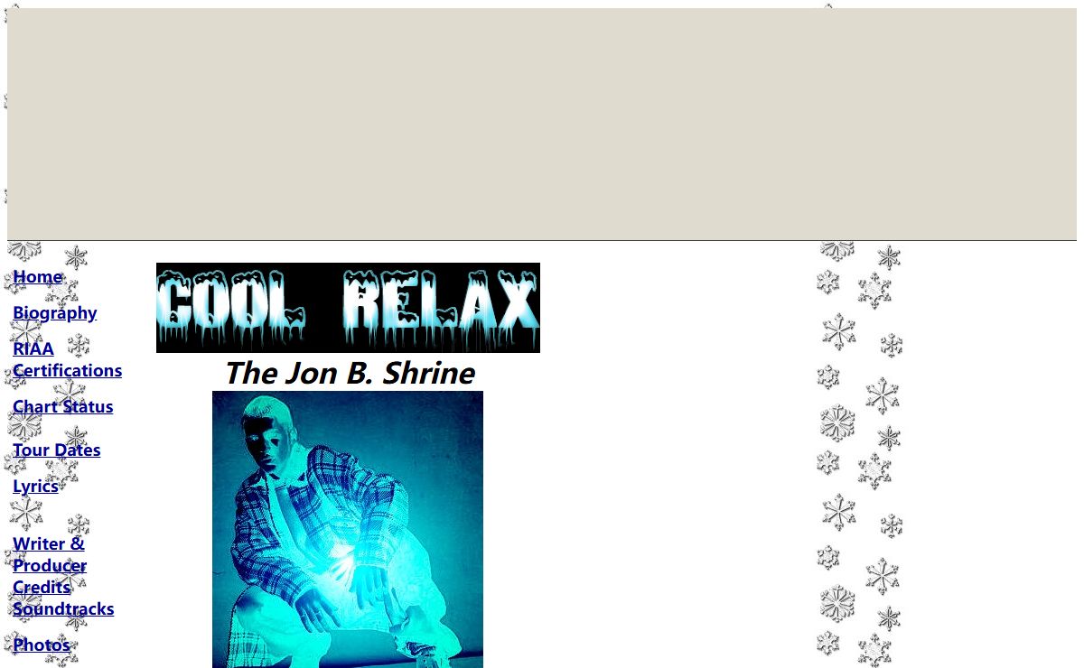 Cool Relax - The Jon B. Shrine