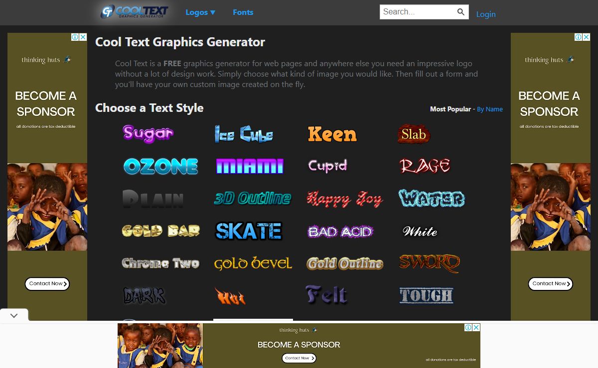 Cool Text Graphics Generator