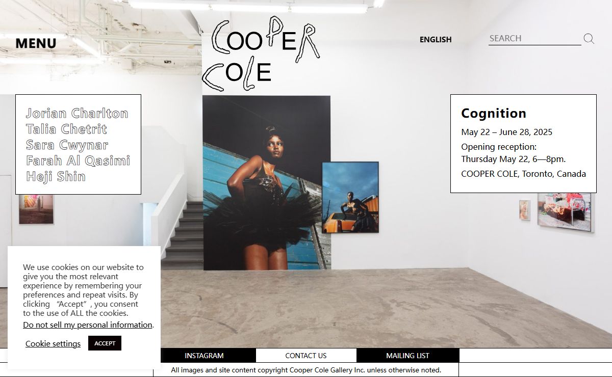 COOPER COLE | COOPER COLE is a Contemporary Art Gallery located in Toronto, Canada.