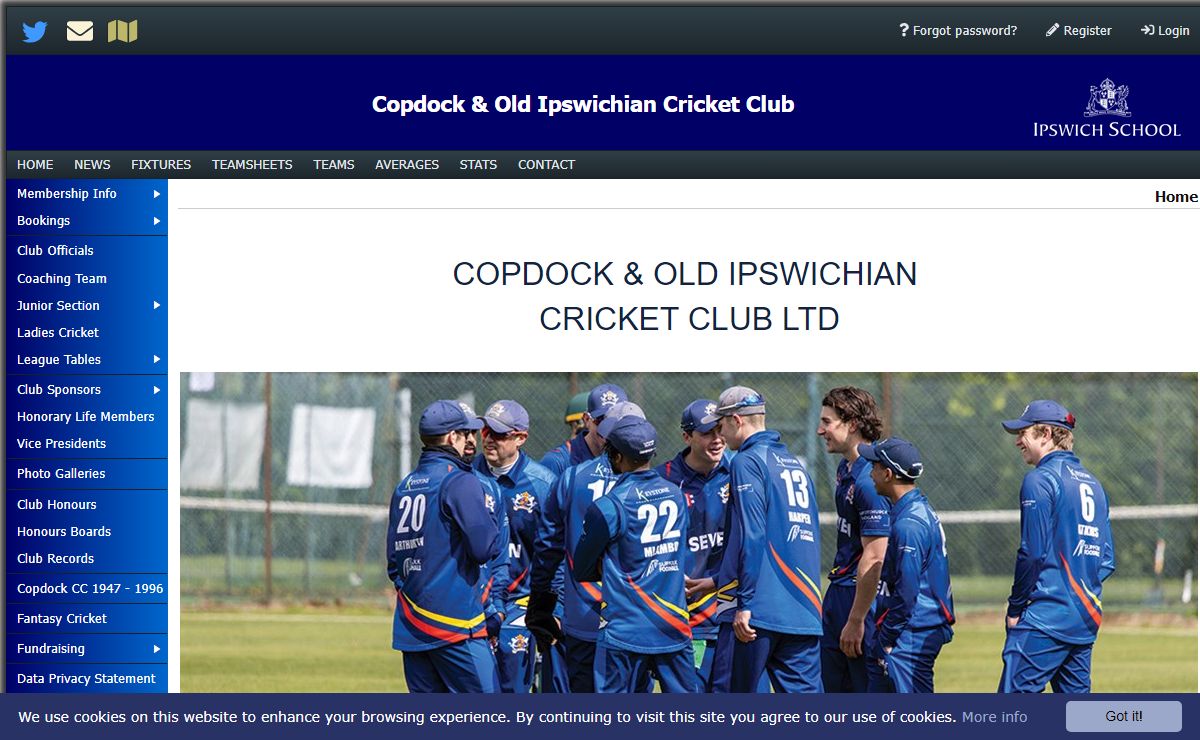 Copdock & O.I. Cricket Club : Home