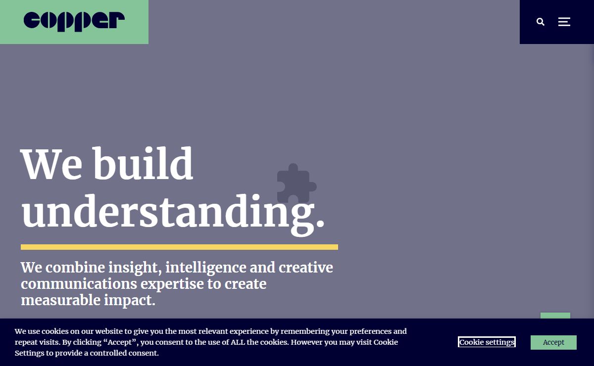 Home - Copper your strategic communications agency