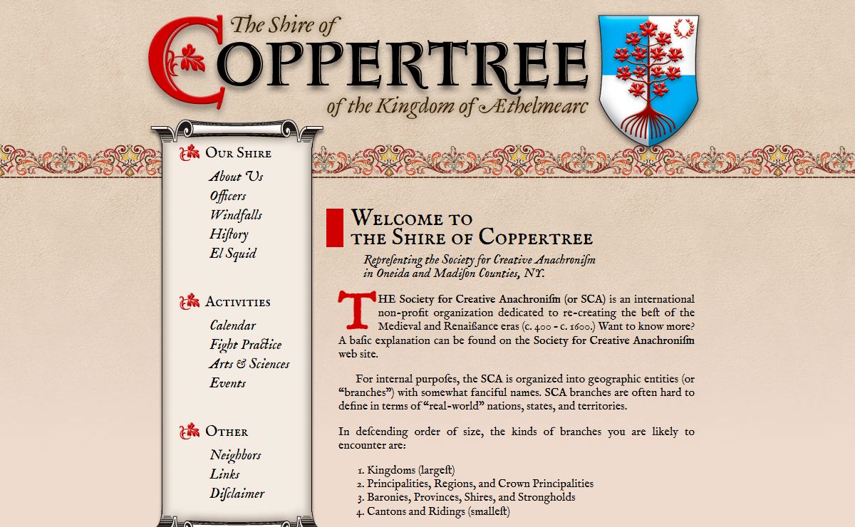 Welcome to the Shire of Coppertree