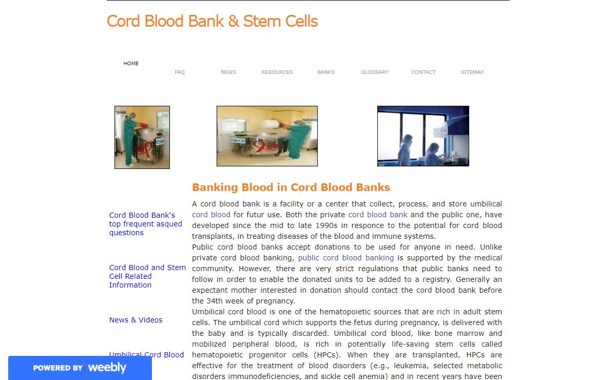 Cord Blood Bank & Stem Cells - Home